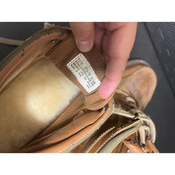 TIMBERLAND 87576 Men's Moc Toe Chukka Boots Brown Leather Size 10M - Picture 10 of 10